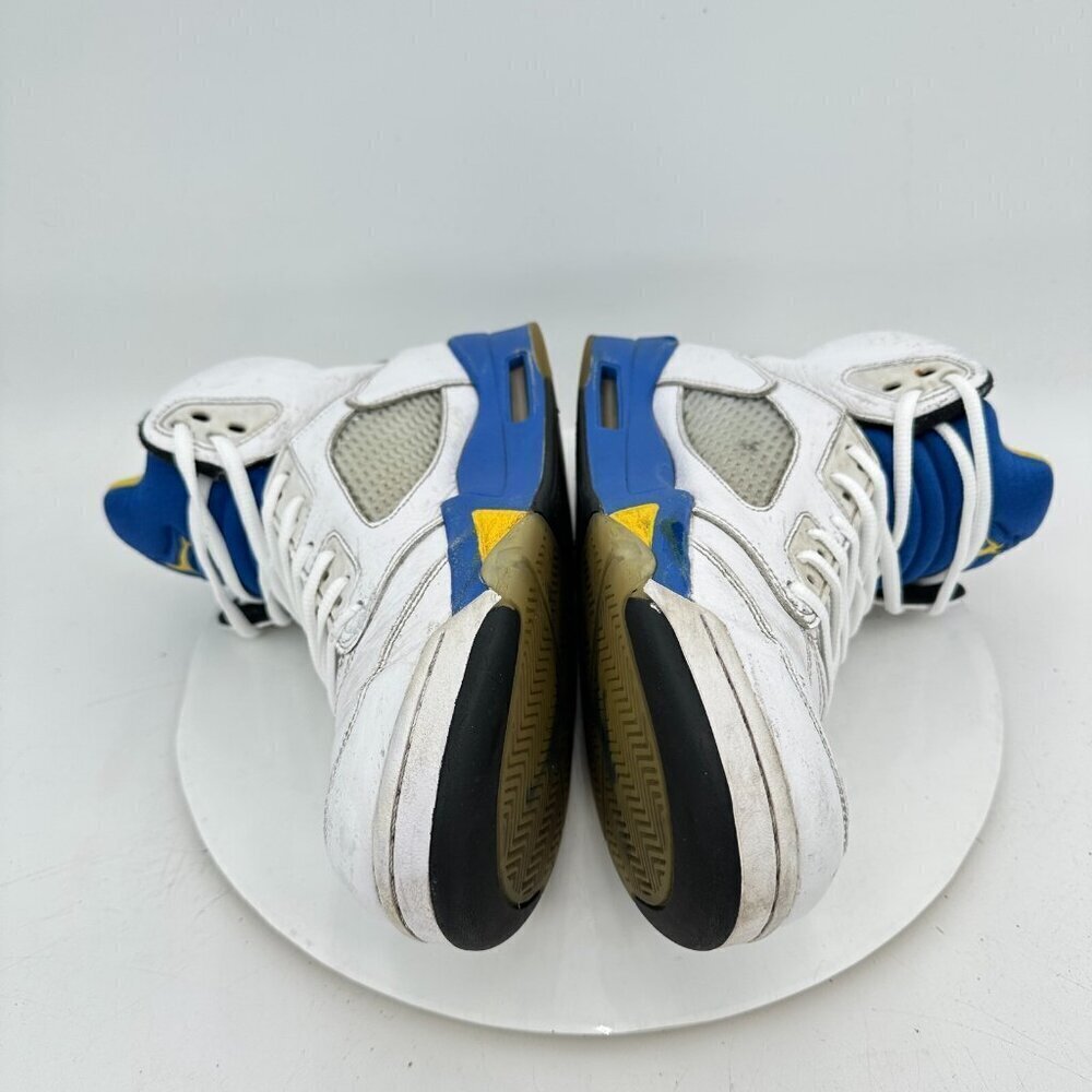 Nike Air Jordan 5 V Men Size 10.5 136027-189 Laney White Blue Yellow Shoes - Picture 7 of 11